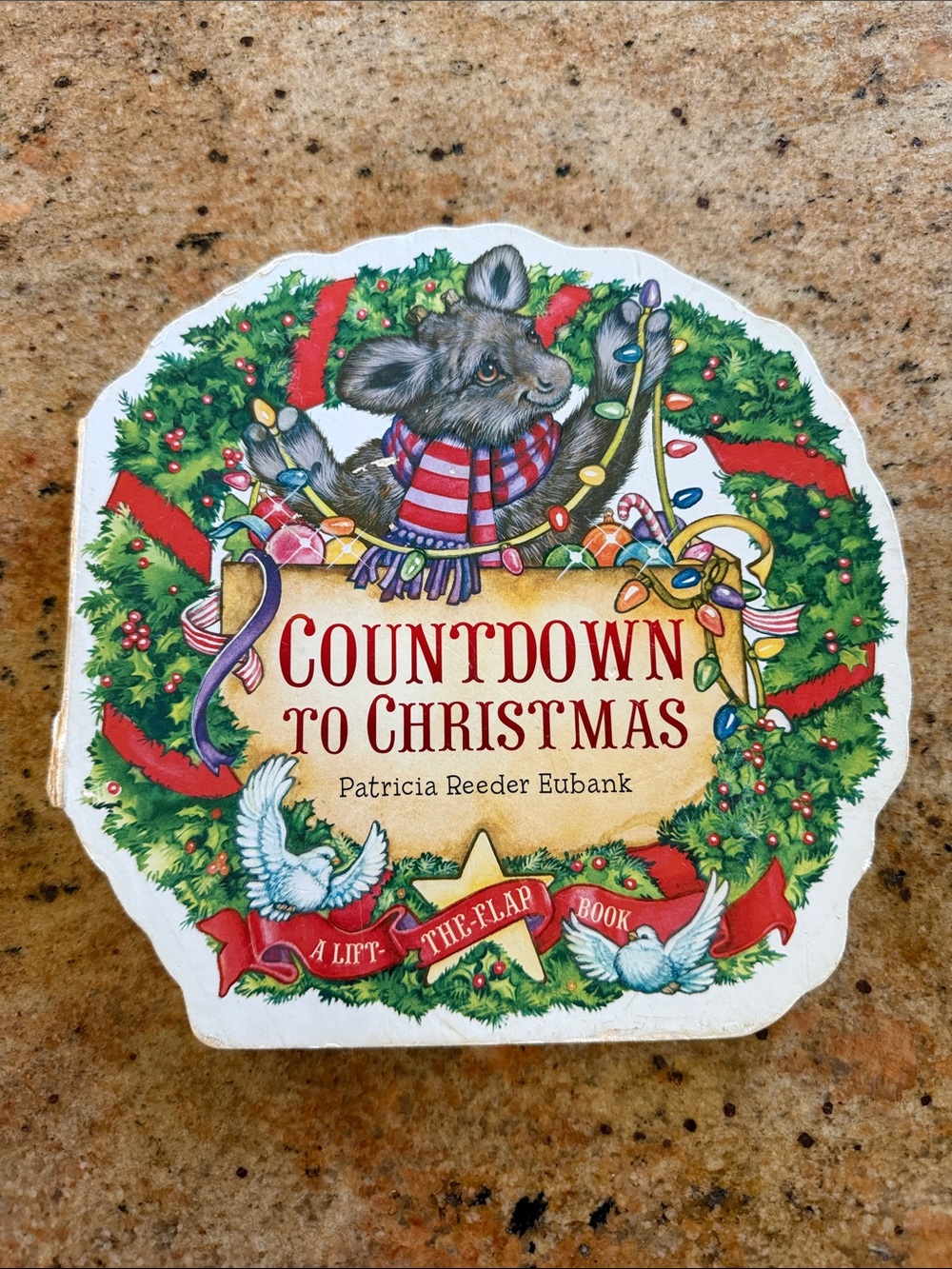Countdown to Christmas Holiday Wreath Book - Green by